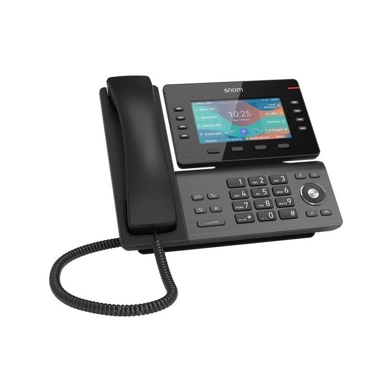 Teléfono Snom D862 Negro Sin Fuente De Alimentación