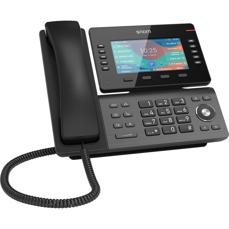 Teléfono Snom D865 Ip Gris Tft Wifi