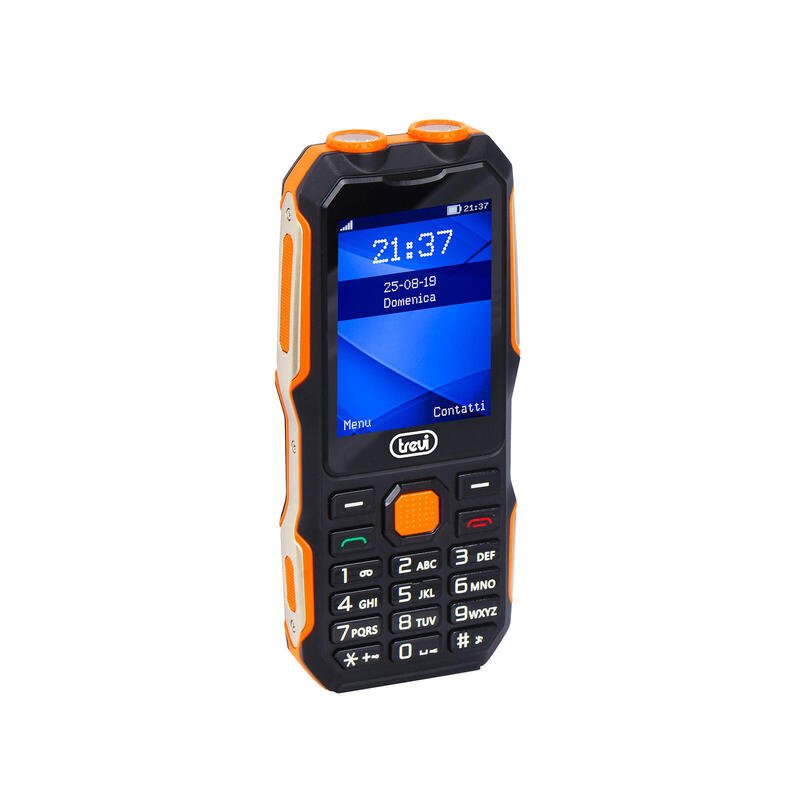 Telefono Trevi Antigolpes Forte 70 Negro-Naranja