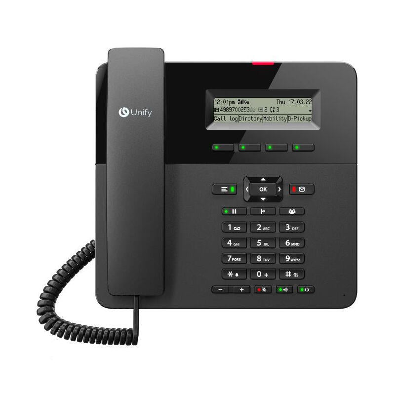 Teléfono Unify Openscape Desk Phone Cp210 Analógico Negro