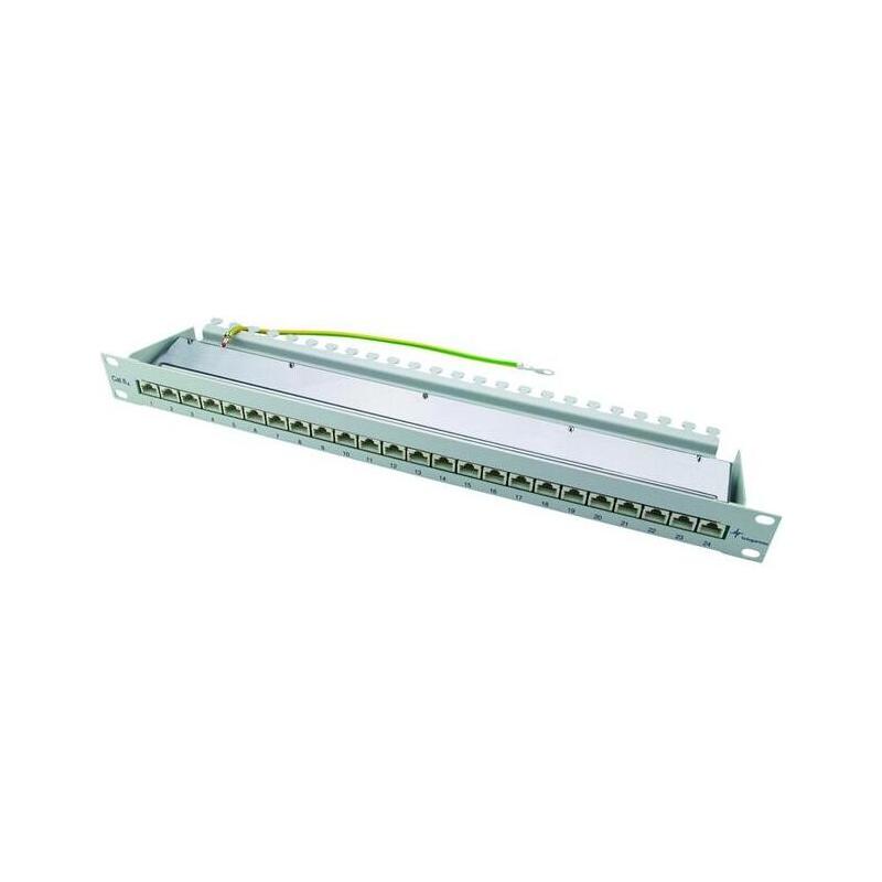 Telegärtner 19" Patch Panel Mpp24-Hs K Cat.6a Geschirmt 1he Negro