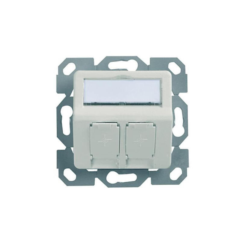 Telegärtner Amj-S 2 Puertos 30 ° Up / 50 Blanco Alpino