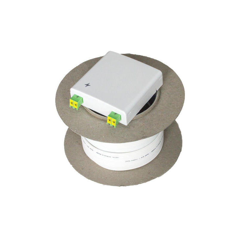 Telegärtner H02082a0014 Cable De Fibra Optica 25 M Lc 4x Lc Blanco