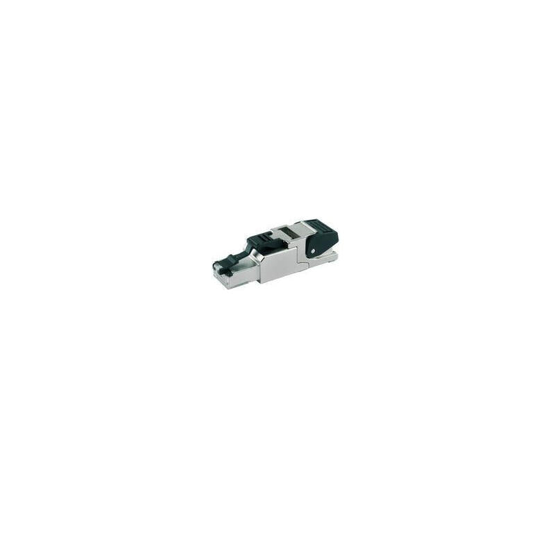 Telegärtner J00026a2002 Conector Rj45 Negro, Acero Inoxidable