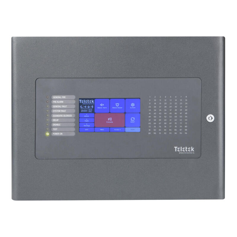 Teletek Iris4(1-4)L Central Analógica De 1 Lazo Ampliable A 4, Hasta 250 Dispositivos Por Lazo