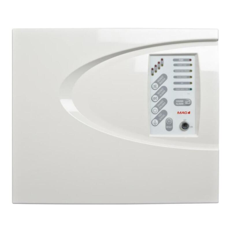 Teletek Mag8p Central De 8 Zonas, Hasta 20 Detectores Por Zona Y Caja De Plástico