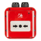 Teletek Sensoiris-Mcp150-Ip67 Pulsador Analógico Rearmable Con Aislador. Incluye Llave Rearme Y Tapa Transparente