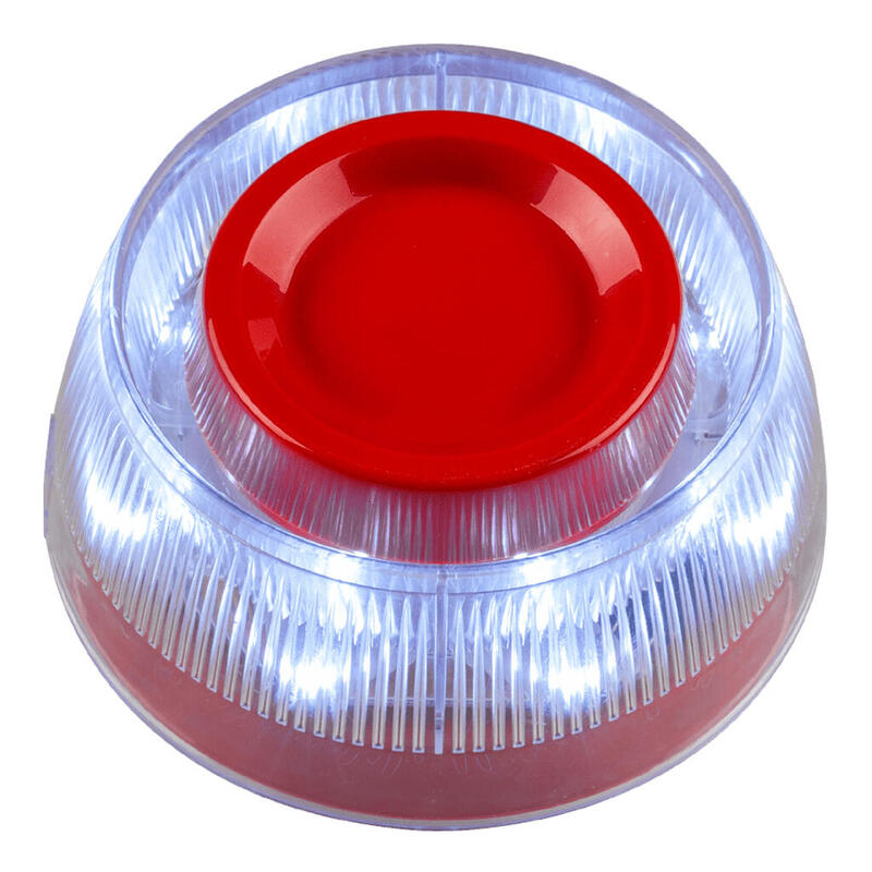 Teletek Sensoiris-Wsst Sirena Con Flash. Color Rojo. Requiere Base Standard No Incluida. Certificado En54-23