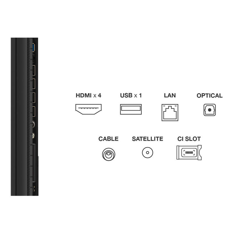 Televisor Tcl 85p8k Smart Tv 85" Qled Uhd 4k Hdr 144 Hz