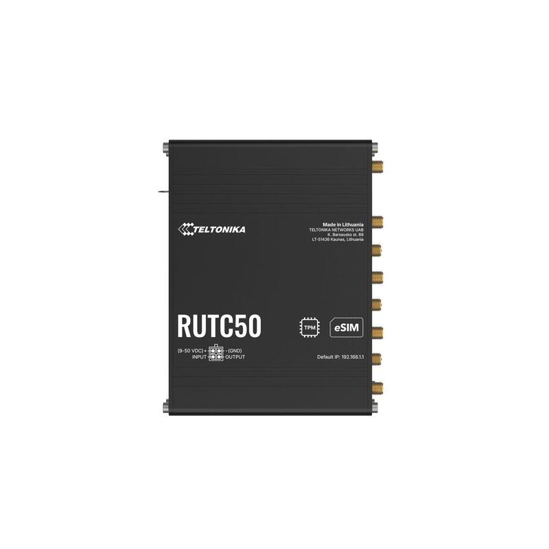 Teltonika Networks Rutc50 V2 Esim 5g 4g Lte 3g Wifi 6 Router