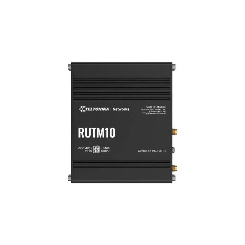 Teltonika Rutm10 Router Inalámbrico Gigabit Ethernet Doble Banda (2,4 Ghz / 5 Ghz) Negro