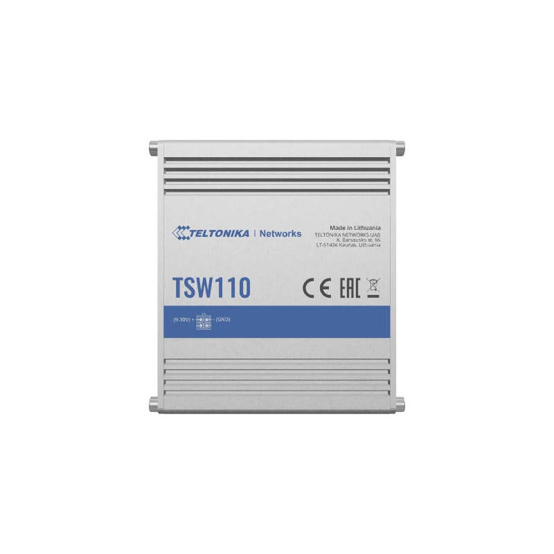 Teltonika Tsw110 Industrial Unmanaged L2 Switch, 5x 10/100/1000mb/S Ports