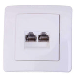 Tem Serie Ekonomik Socket Cat5e Ks Double2x Rj45