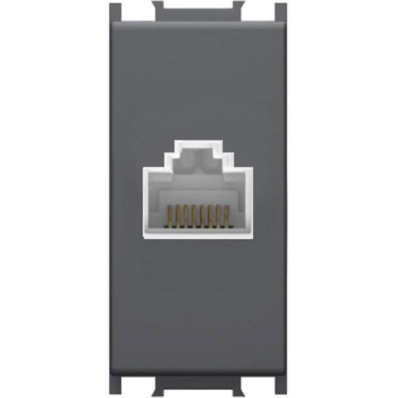 Tem Serie Modul Meckdosen Socket Cat5e Ksrj45 8/8 1m Sb
