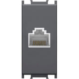 Tem Serie Modul Meckdosen Socket Cat5e Ksrj45 8/8 1m Sb