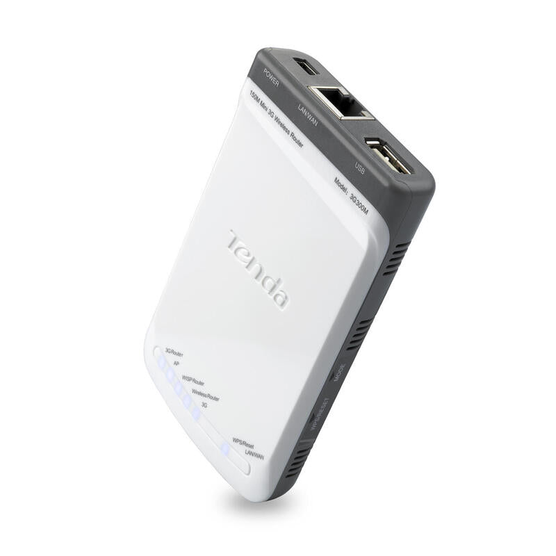 Tenda 3g300m 3g 300mbps Wireless Router With Mini Size Design,1usb Power Supply Port, 1 Usb 2.0 Interface, 1 10/10mbps Lan/Wan S