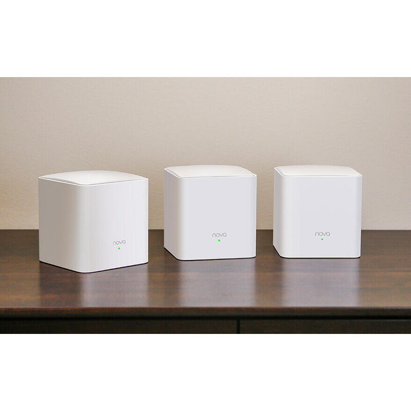 Tenda Nova Mw5 Ac1200 Mesh Router 3-Pack (Mesh5 & 2 X Mesh3f)
