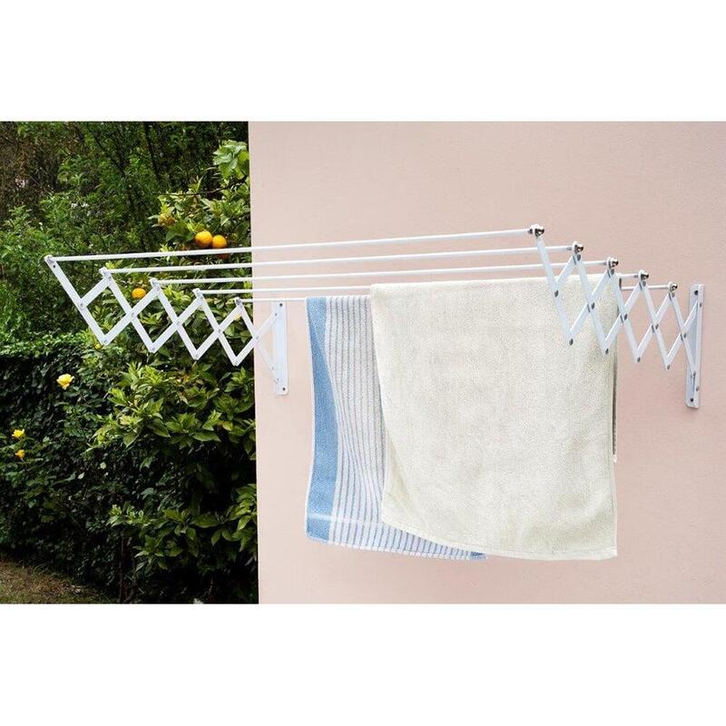 Tendedero Alu De 120cm Blanco