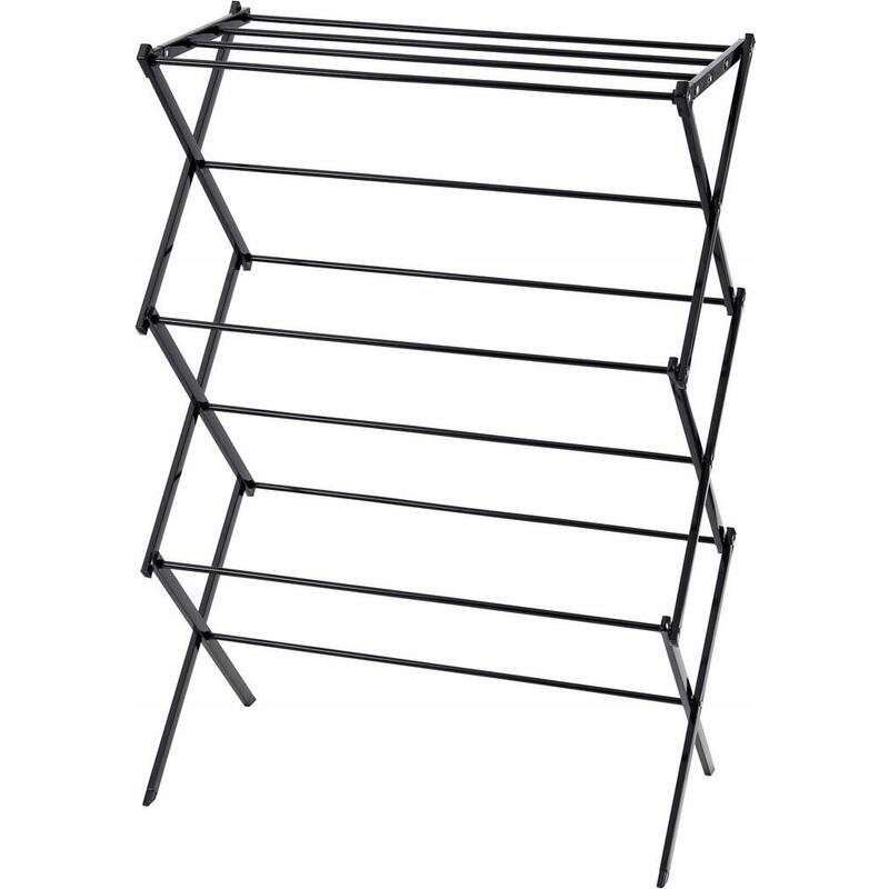 Tendedero  De Ropa Promis Torino, Vertical, Negro
