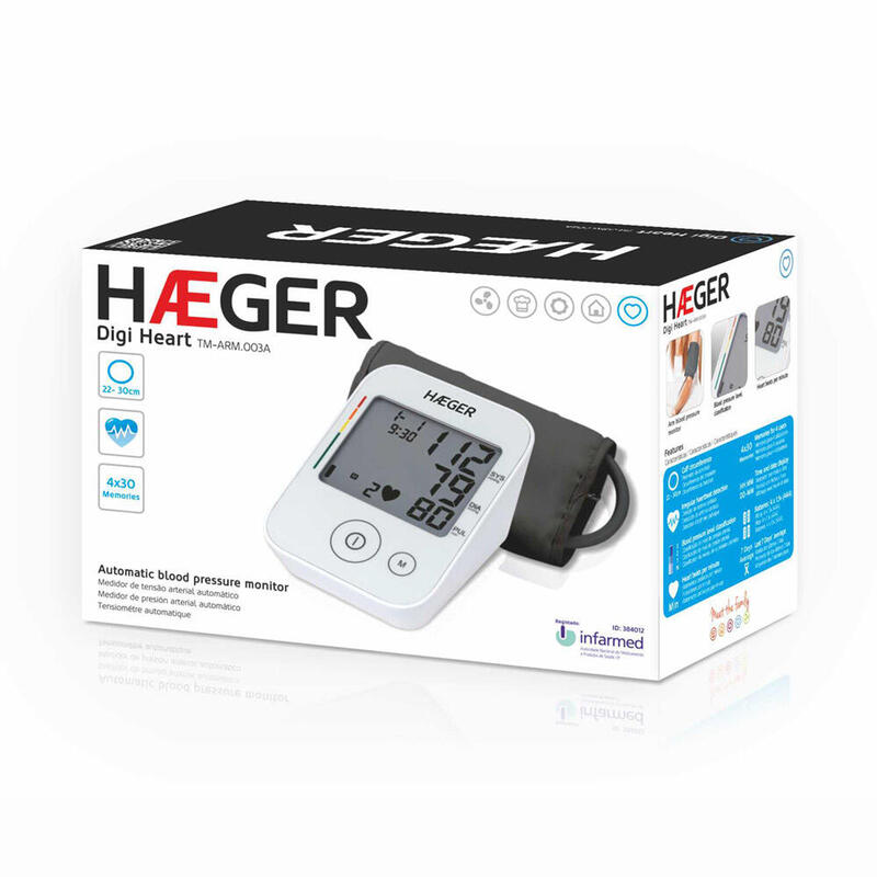 Tensiómetro Haeger Digi Heart Tm-Arm.003a