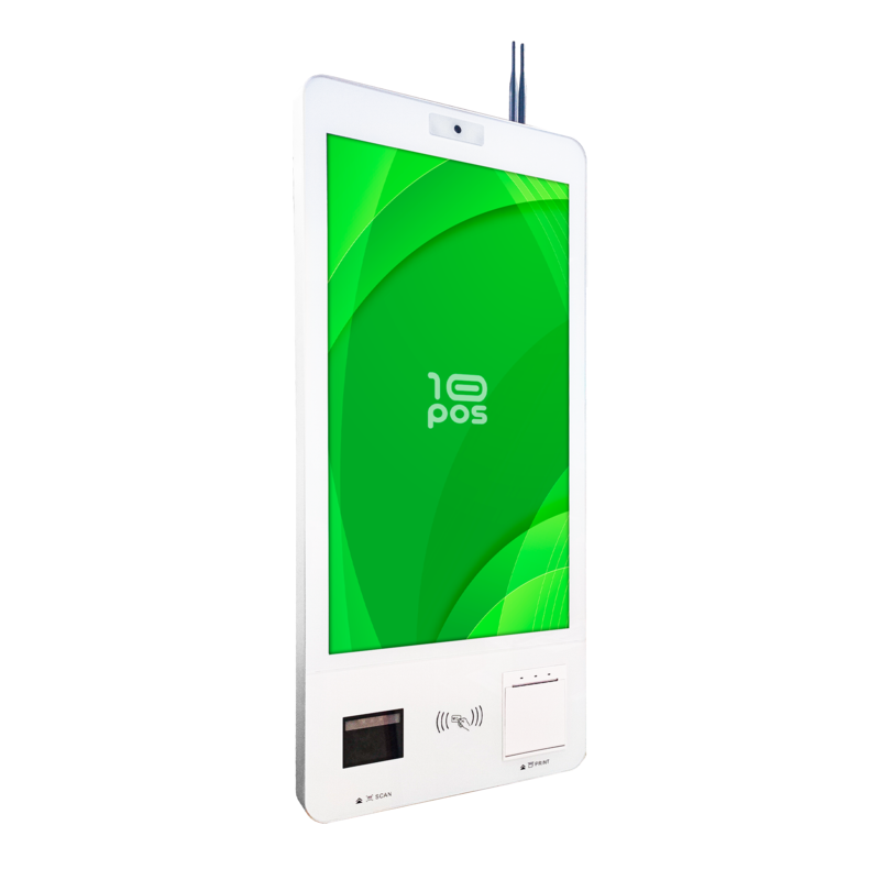 Terminal Kiosko 32 Flat Capacitivo 10k-32, Intel J6412, 8gb Ram Ddr4, 256gb Ssd, Impresora (Key), Windows 11 Iot
