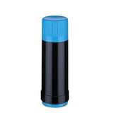 Termo De Vidrio Rotpunkt, Capacidad 0,500 L, Negro-El.-Martines Pescadores (Negro-Azul)