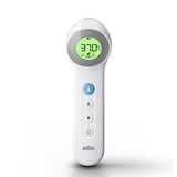 Termometro Corporal Braun Bnt400we Sin Contacto + Frontal Con Age Precision