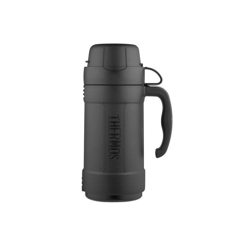 Termos Szklany 500 Ml Z Jednym Kubkiem Thermos - Czarny