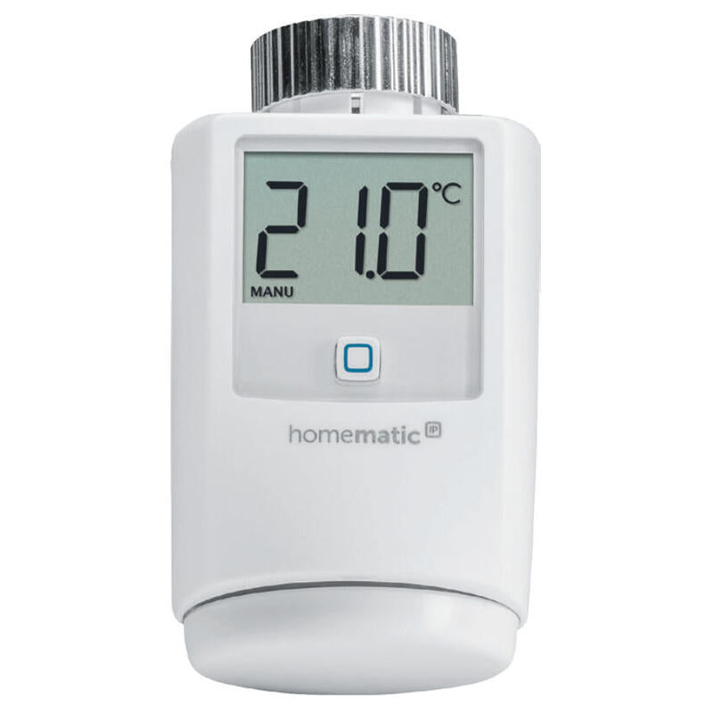 Termostato  Homematic Ip  De Radiador Para El Hogar Inteligente (Hmip-Etrv-2), Termostato De Calefacción 140280a0