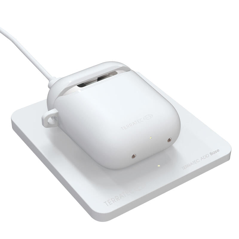 Terratec Add Base, Interior, Usb, Cargador Inalámbrico, Blanco