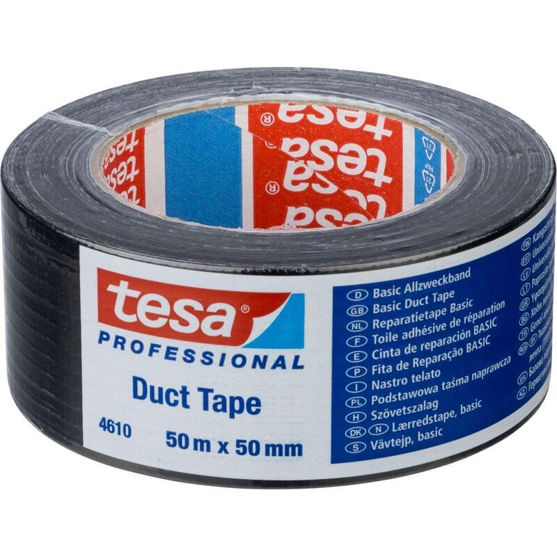 Tesa 4610 Cinta Americana Básica 50m X 50mm Negro (04610-00004-00)