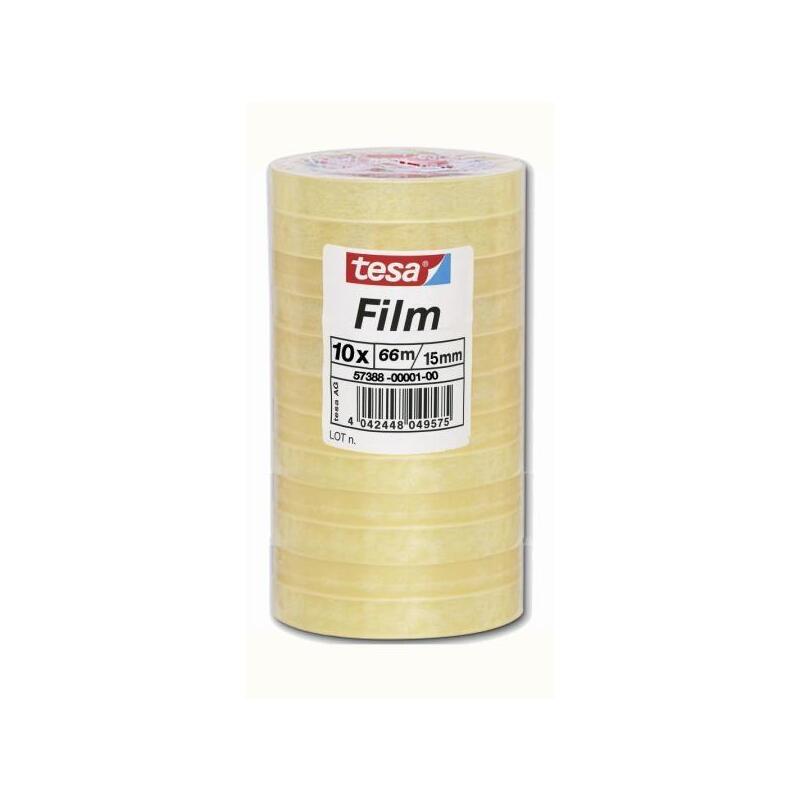 Tesa 57388-00001-00 Cinta Adhesiva 66 M Transparente 10 Pieza(S)