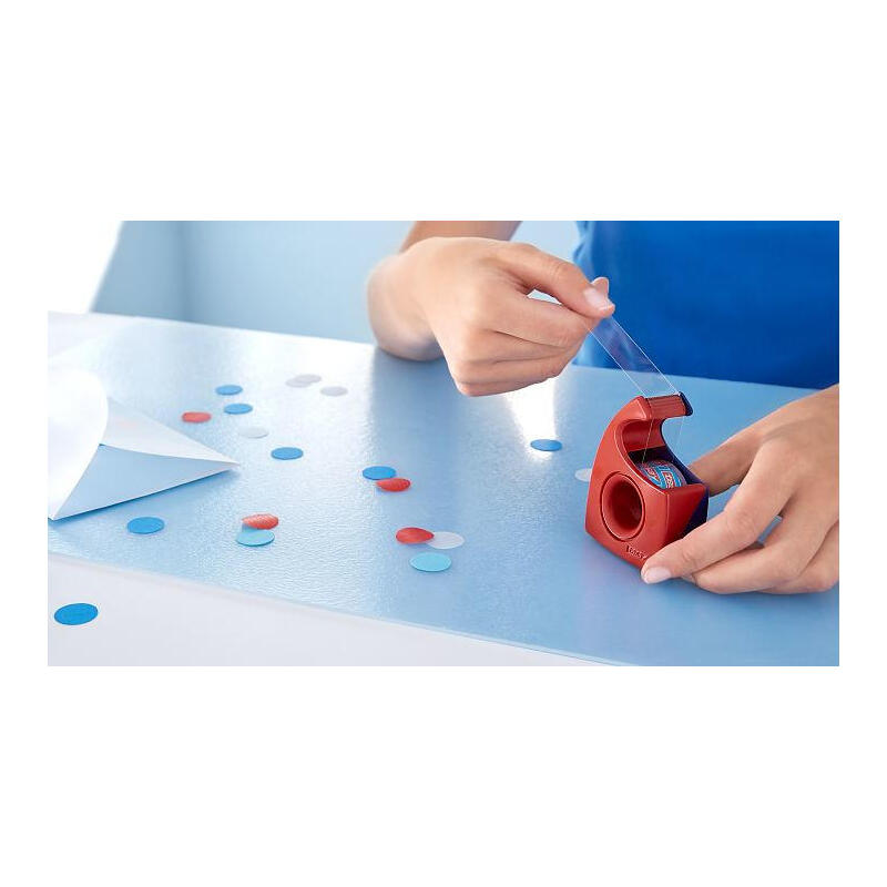 Tesa 57444 Cinta Adhesiva Azul, Rojo