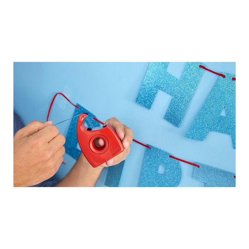 Tesa 57444 Cinta Adhesiva Azul, Rojo