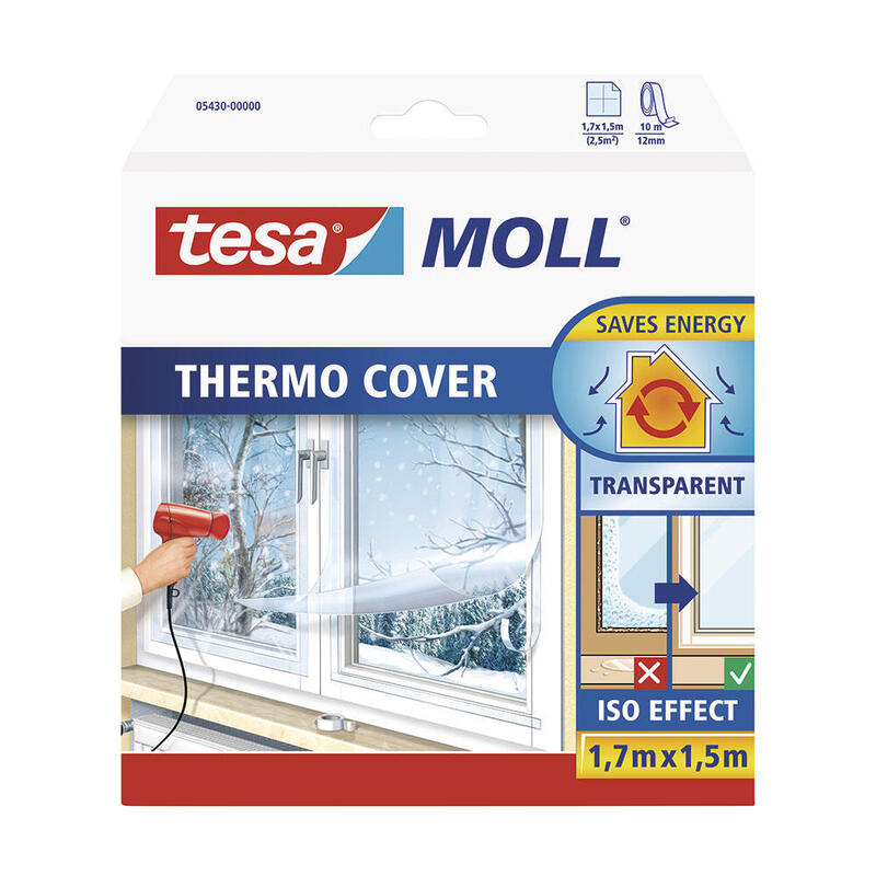 Tesa Insulation Isolierfolie 170cmx150cm Transparent