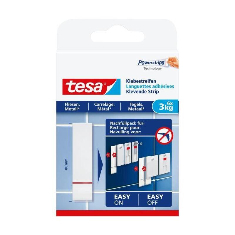 Tesa Klebestreifen Fliesen & Metal Hasta 3kg 6st.
