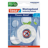 Tesa Montageband Fliesen&Metall Wasserdicht 1.5m X 19mm