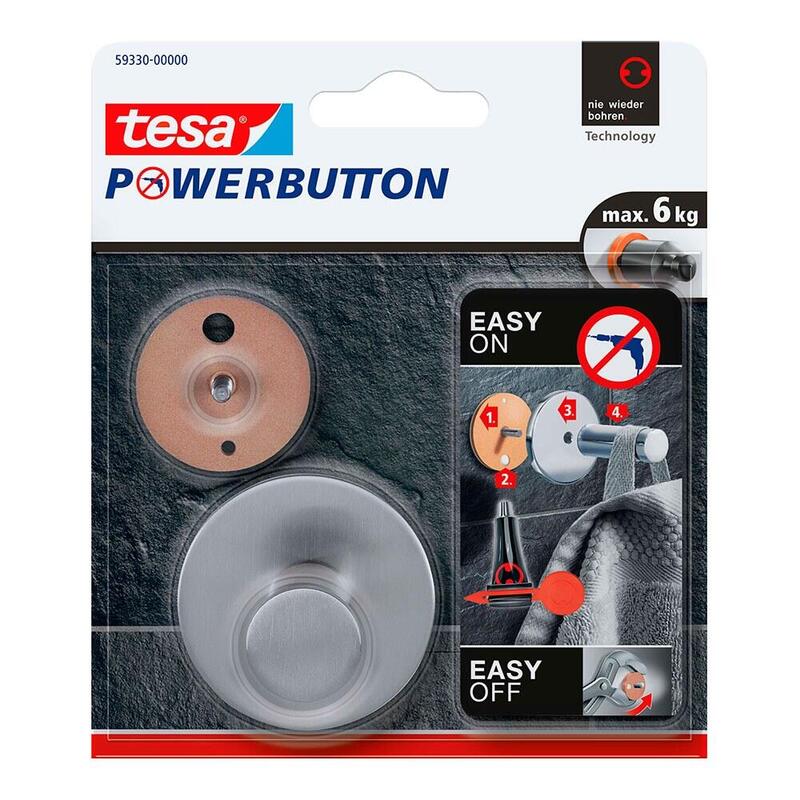 Tesa Powerbutton Classic Haken Redondo 6kg
