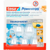 Tesa Powerstrips Deco Hooks Transparent 200g 5 Pcs. 58900