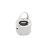 Tetera Bredemeijer Umea Blanco Con Tapa De Bambu 142007