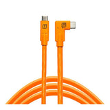 Tether Tools Tetherpro Usb-C To Usb-C Right Angle Orange