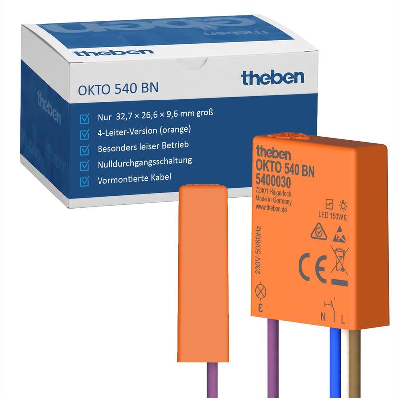 Theben Elektronischer Okto 540 Bn Mini-Telerruptor 5400030