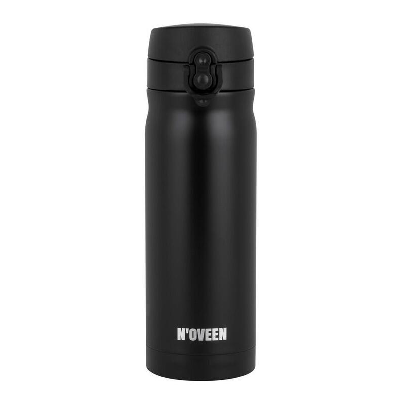 Thermal Bottle Noveen   Tb810 Negro Mat 400 Ml
