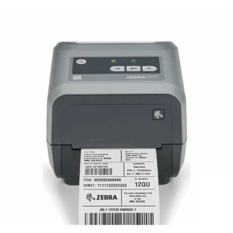 Thermal Transfer Printer (74/300m) Zd421  203 Dpi  Usb  Usb Host  Modular Connectivity Slot  802.11ax  Bt5.3  Row  Eu And Uk Cords Ezpl