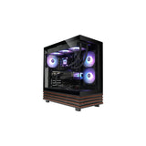 Thermaltake Ftw V270ws 9060xt, Pc Gaming Negro/Madera, Windows 11 Pro Pc-000118-De