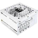 Thermaltake Toughpower Gt Snow 1000w, Fuente De Alimentación De Pc White, 1x Gpu De Alta Potencia De 12 Pines, 5x Pcie, Gestión De Cables, 1000 Vatios Ps-Tpt-1000fnfage-W