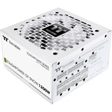 Thermaltake Toughpower Gt Snow 1200w, Fuente De Alimentación De Pc White, Gpu De Alta Potencia De 2x 12 Pines, 5x Pcie, Gestión De Cables, 1200 Vatios Ps-Tpt-1200fnfage-W