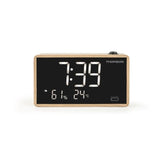 Thomson Radio Reloj Despertador Con Proyeccion - Doble Alarma - Angulo Proyeccion Ajustable - Atenuador De Luz - Color