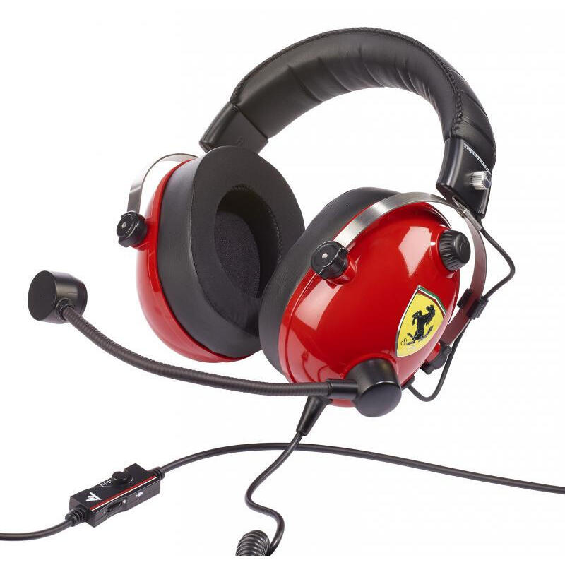 Thrustmaster Auriculares + Mic T.Racing Scuderia Ferrari Edition - Dts - Ps4 / Xbox One / Pc (406019