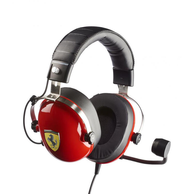 Thrustmaster Auriculares + Mic T.Racing Scuderia Ferrari Edition - Dts - Ps4 / Xbox One / Pc (406019
